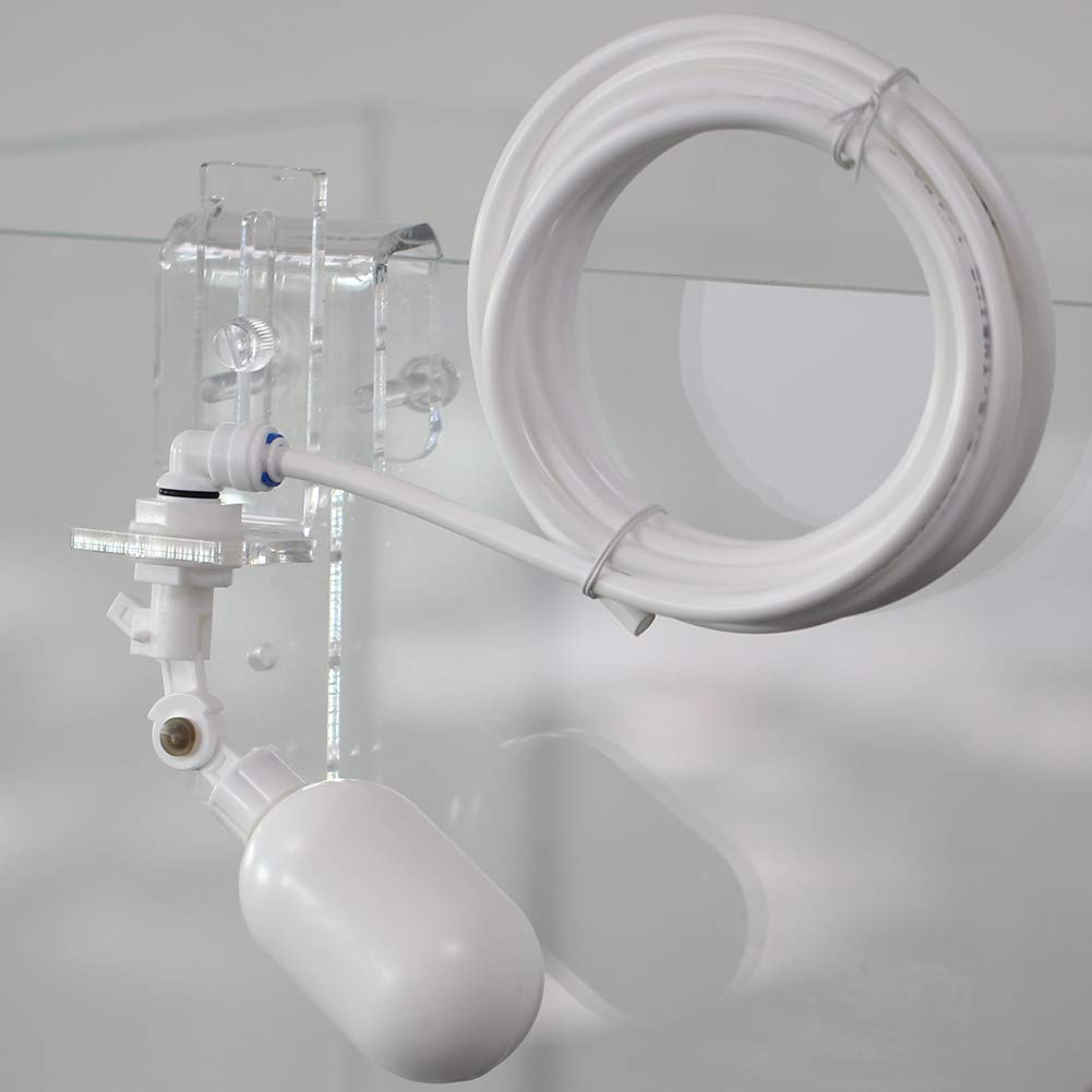 Auto-top-Off ATO Solution Auto Water Filler Adjustable Float Valve Aquarium Sump 1/4" Tube 3 Meters Pipe RO Water Filter System PE White L9180