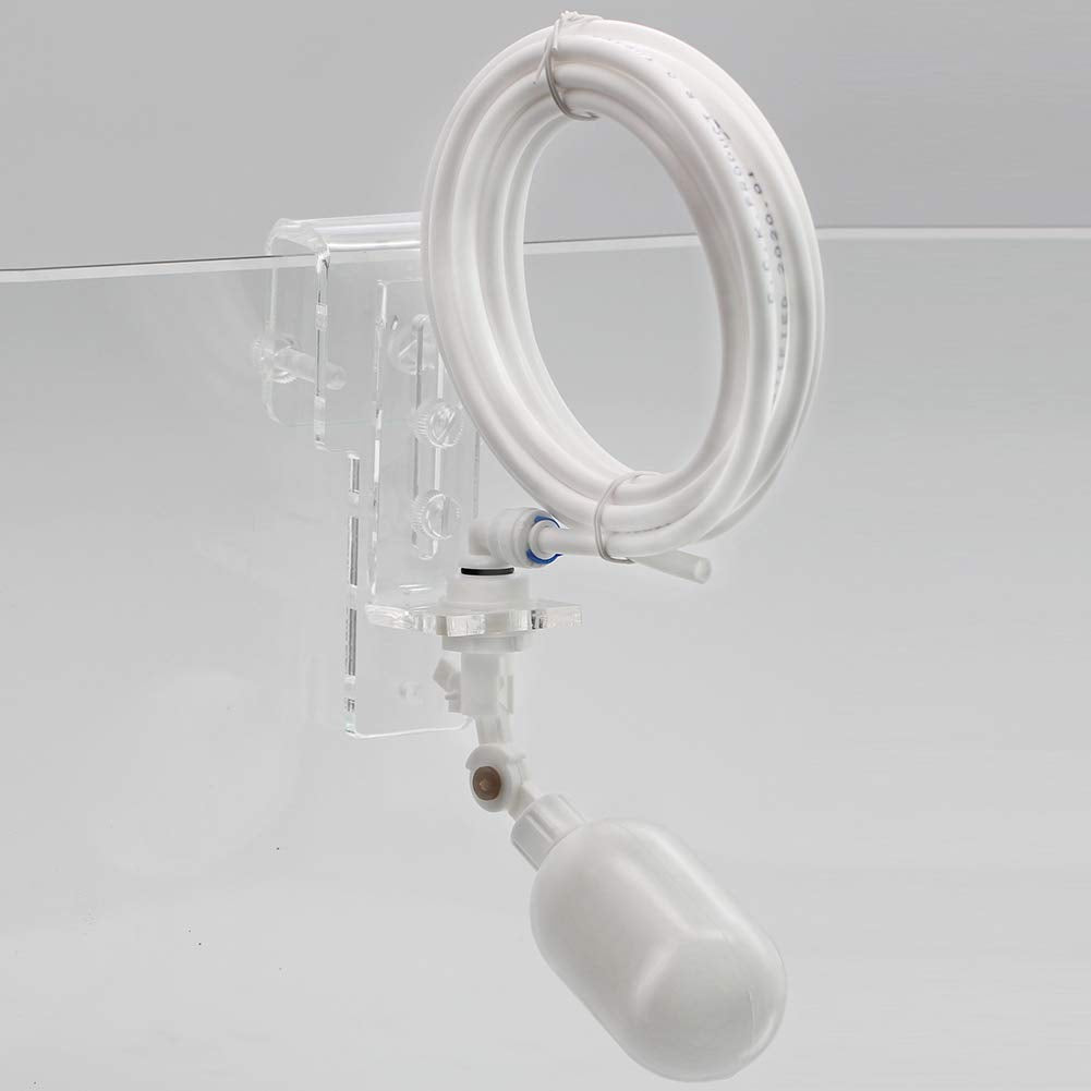 Auto-top-Off ATO Solution Auto Water Filler Adjustable Float Valve Aquarium Sump 1/4" Tube 3 Meters Pipe RO Water Filter System PE White L9180