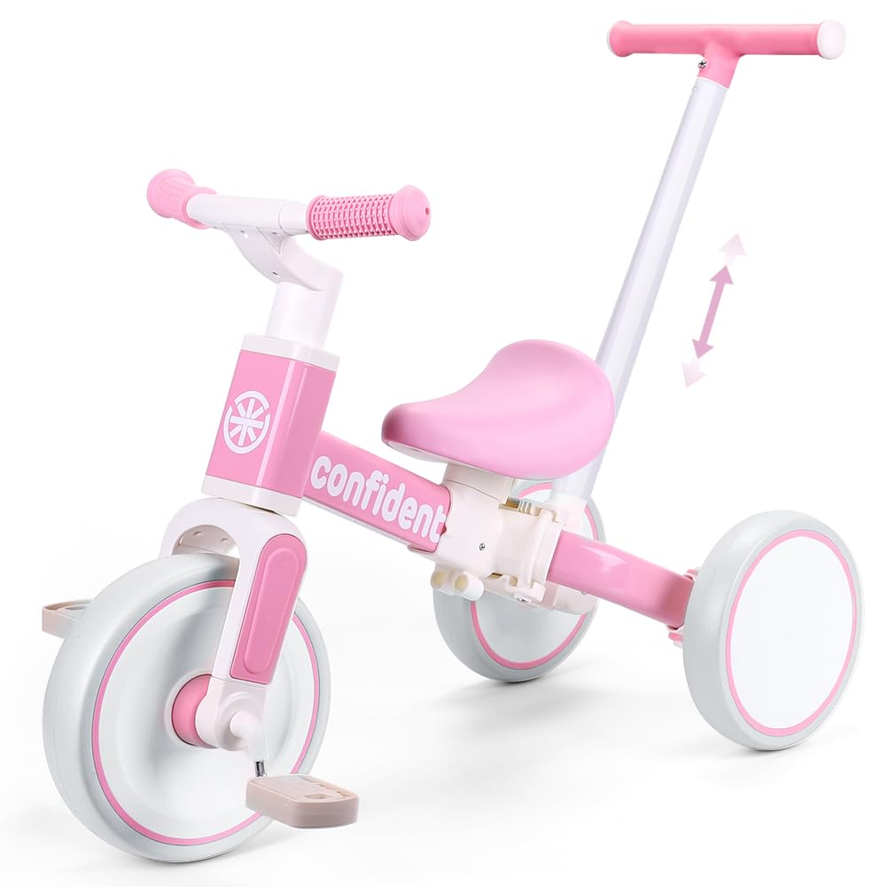 Tricycle for Toddlers 1-3 Year Olds, 5 in 1 Toddler Balance Bike V9006