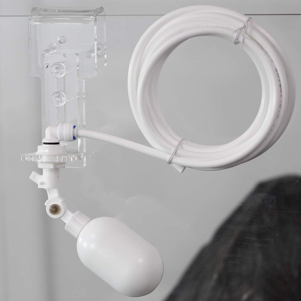 Auto-top-Off ATO Solution Auto Water Filler Adjustable Float Valve Aquarium Sump 1/4" Tube 3 Meters Pipe RO Water Filter System PE White L9180