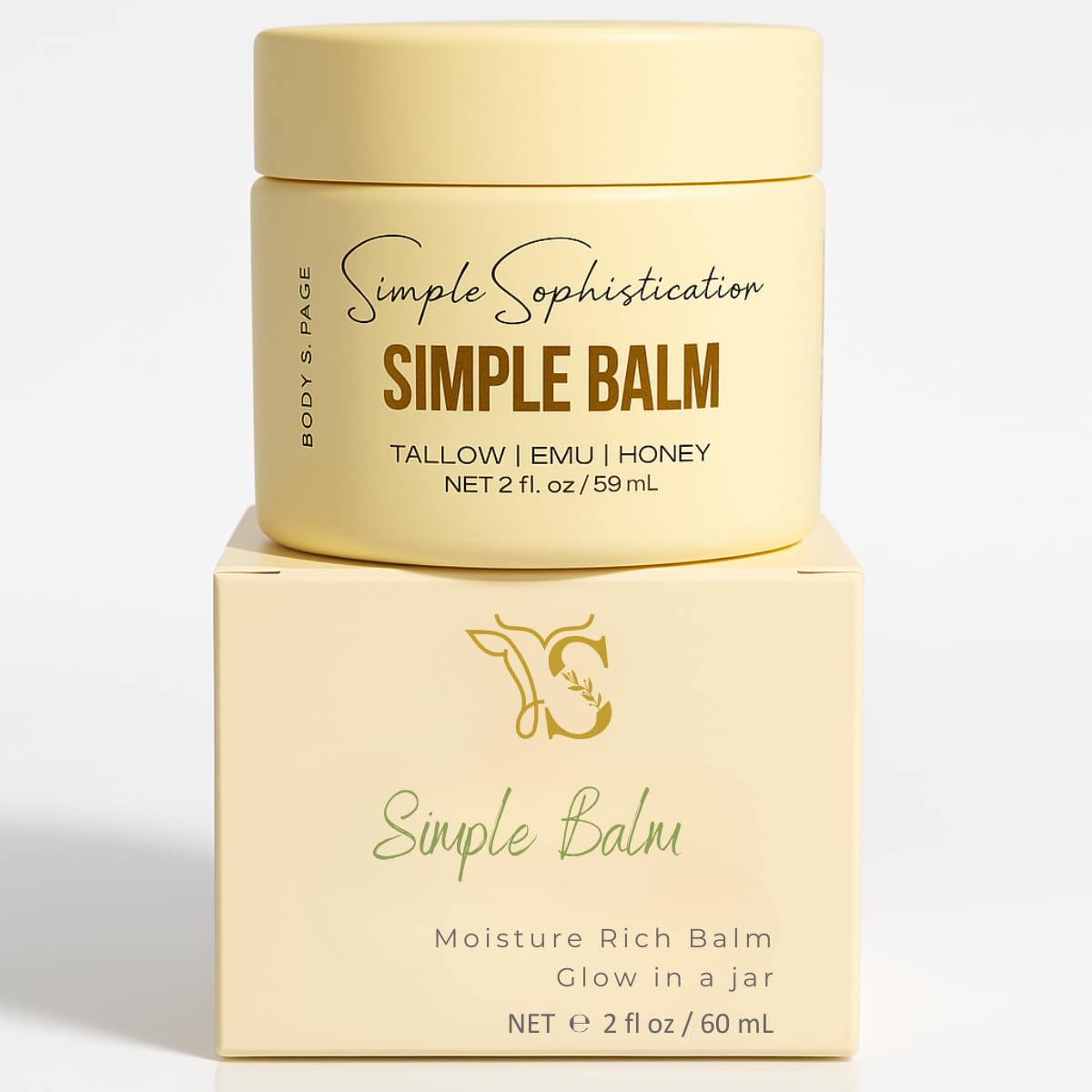 Tallow Emu Honey Balm Face & Body Moisturizer 1 oz J194