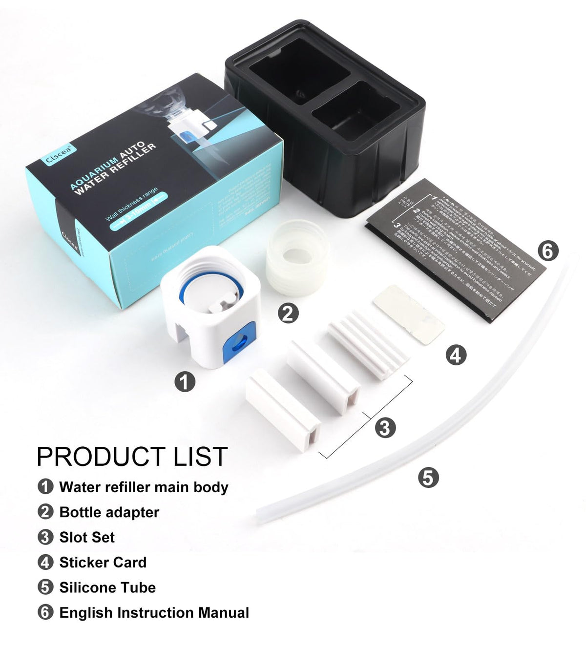 Aquarium Auto Top Off System Water Filler Compensator Blue P642