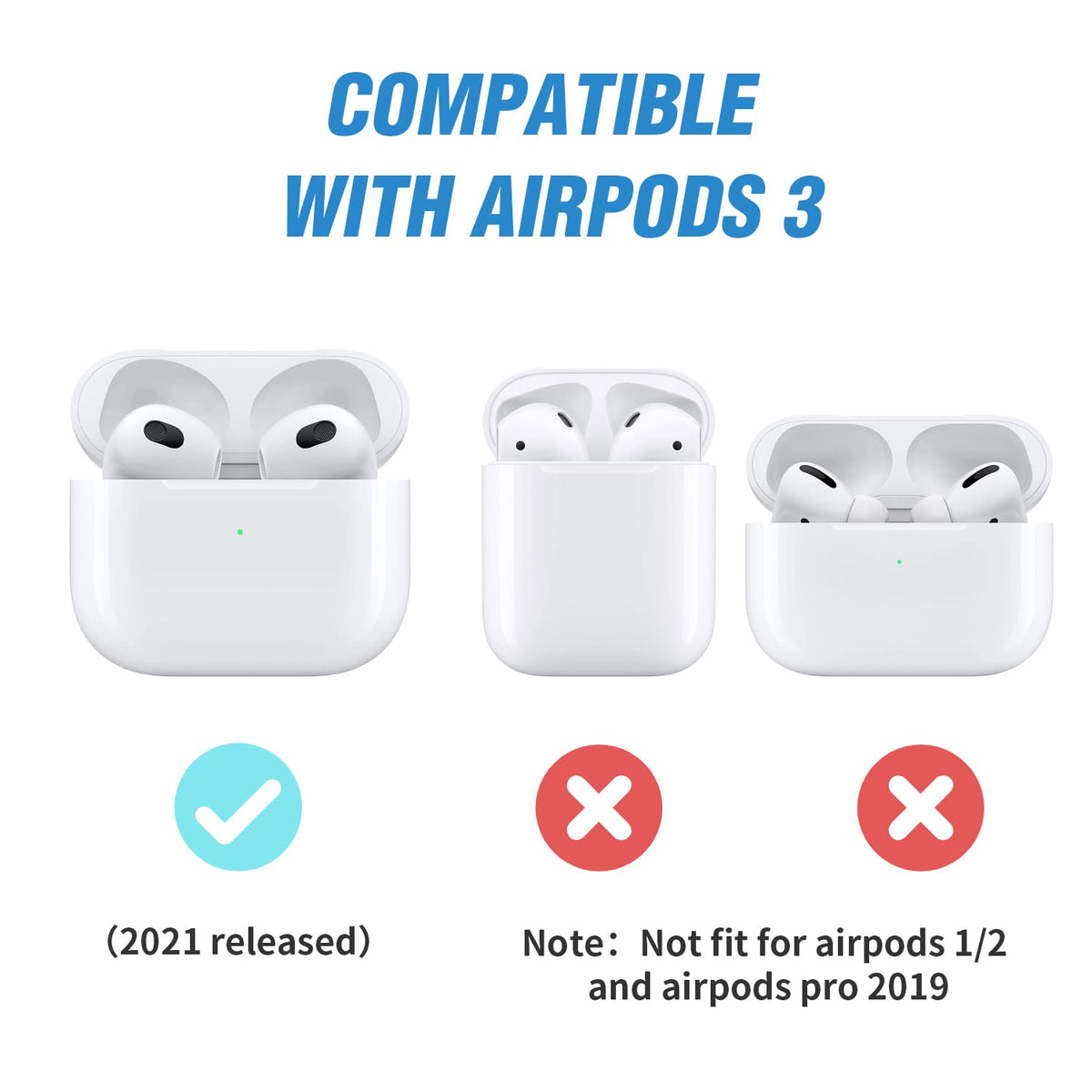 Airpods 3 Case Cover with Magnetic Lock Lid Z88119