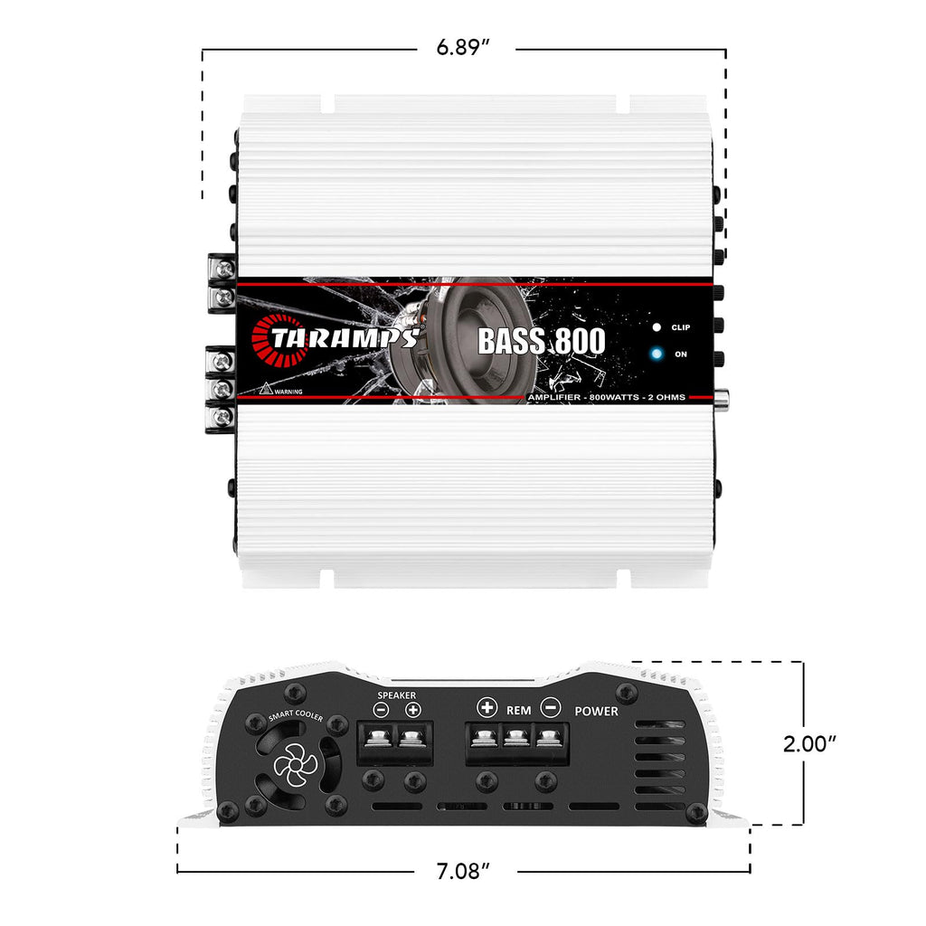800W RMS 2 Ohms Monoblock Car Audio Amplifier L565791