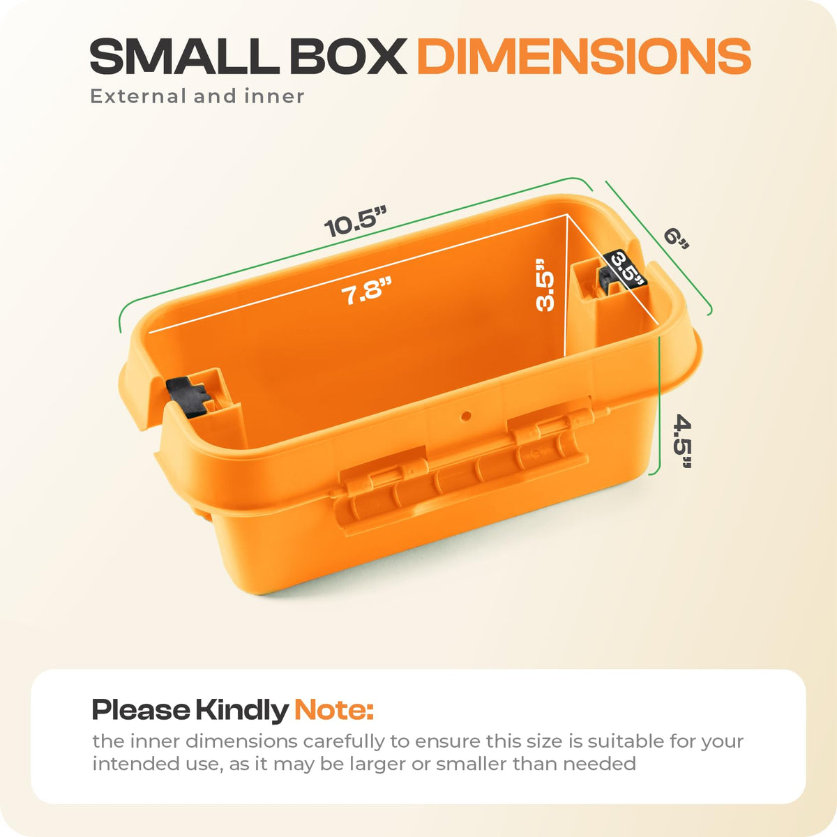 Weatherproof Connection Box Small Orange U372929