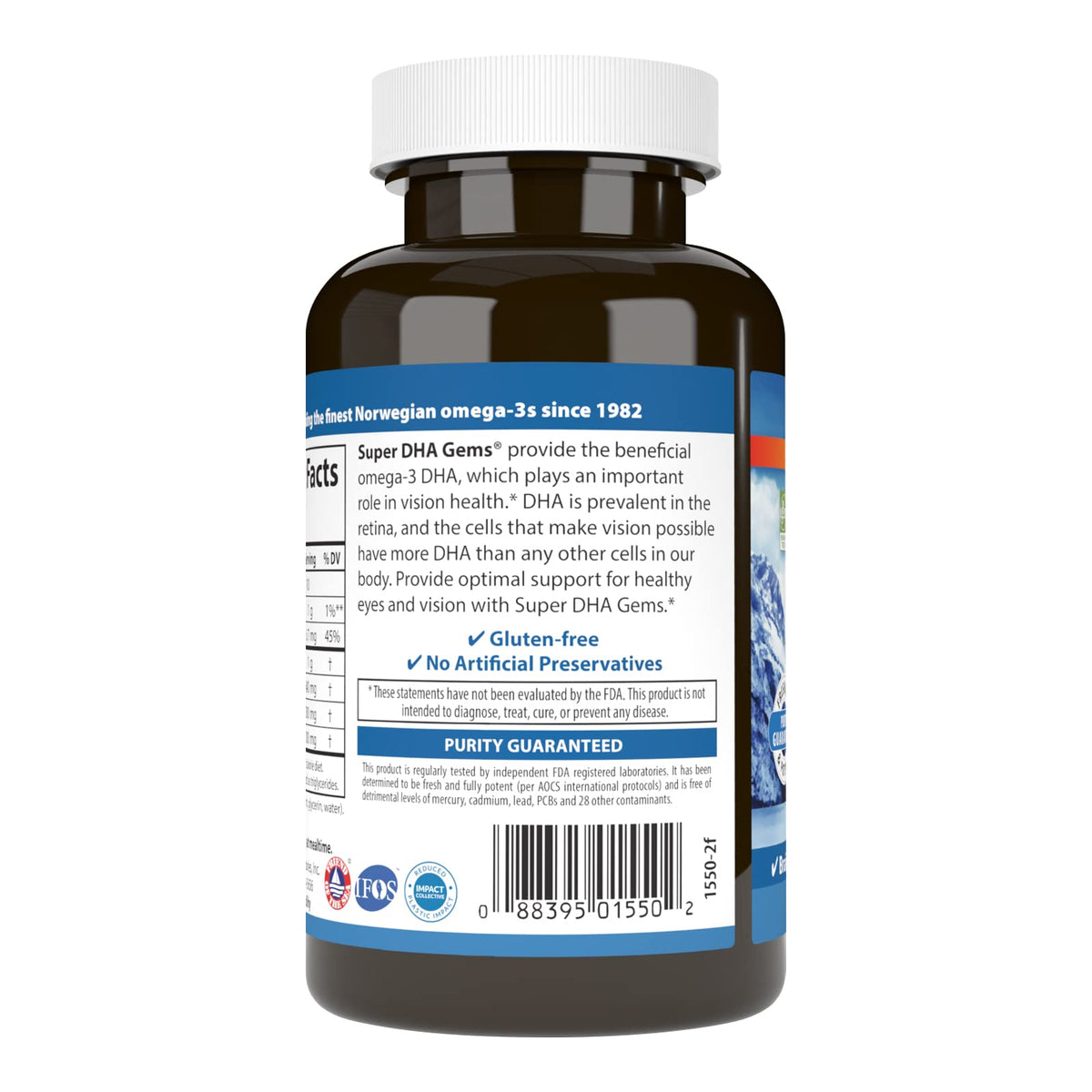 DHA Supplements 500 mg 60 Softgels P780