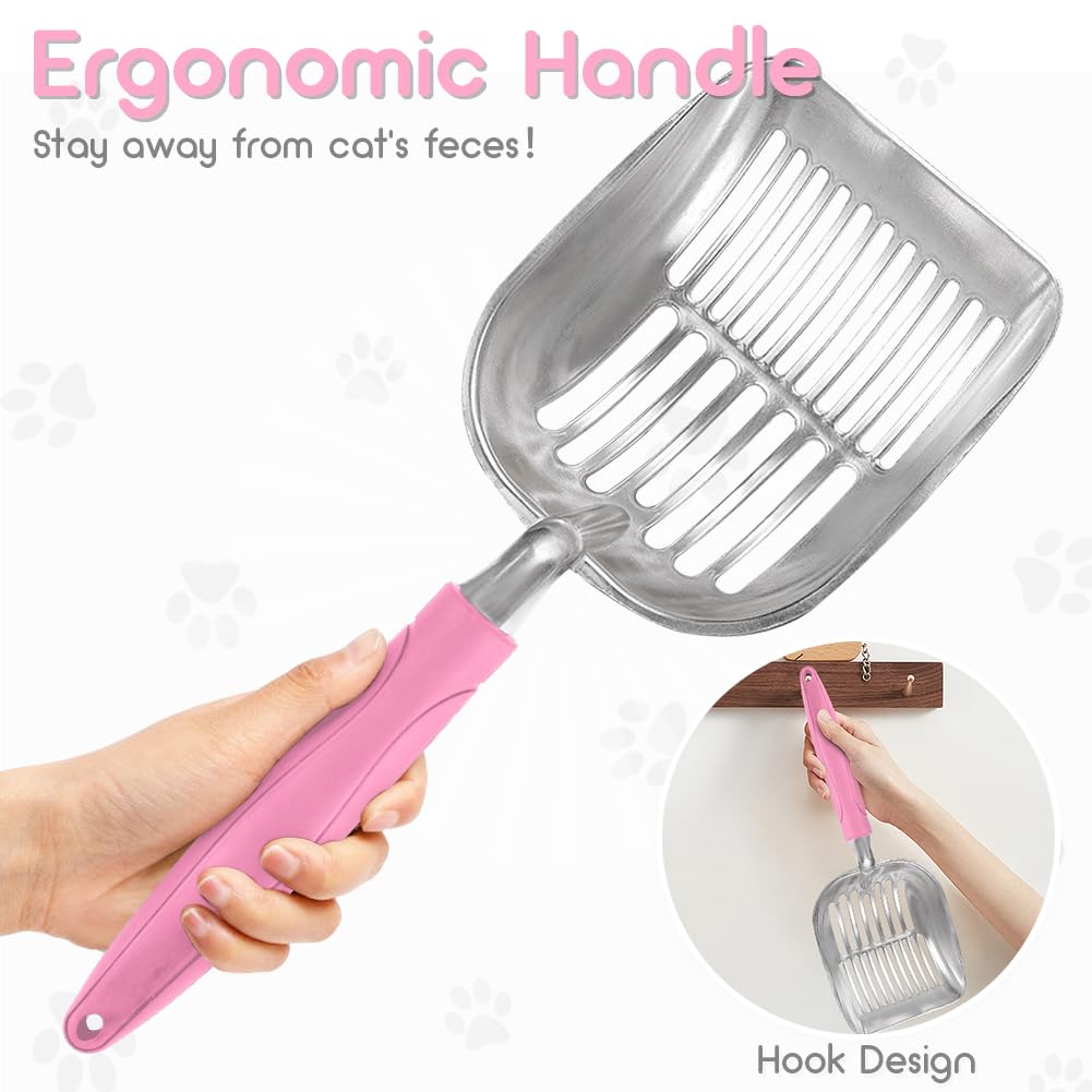 Metal Cat Litter Scoop with Deep Mesh N5633