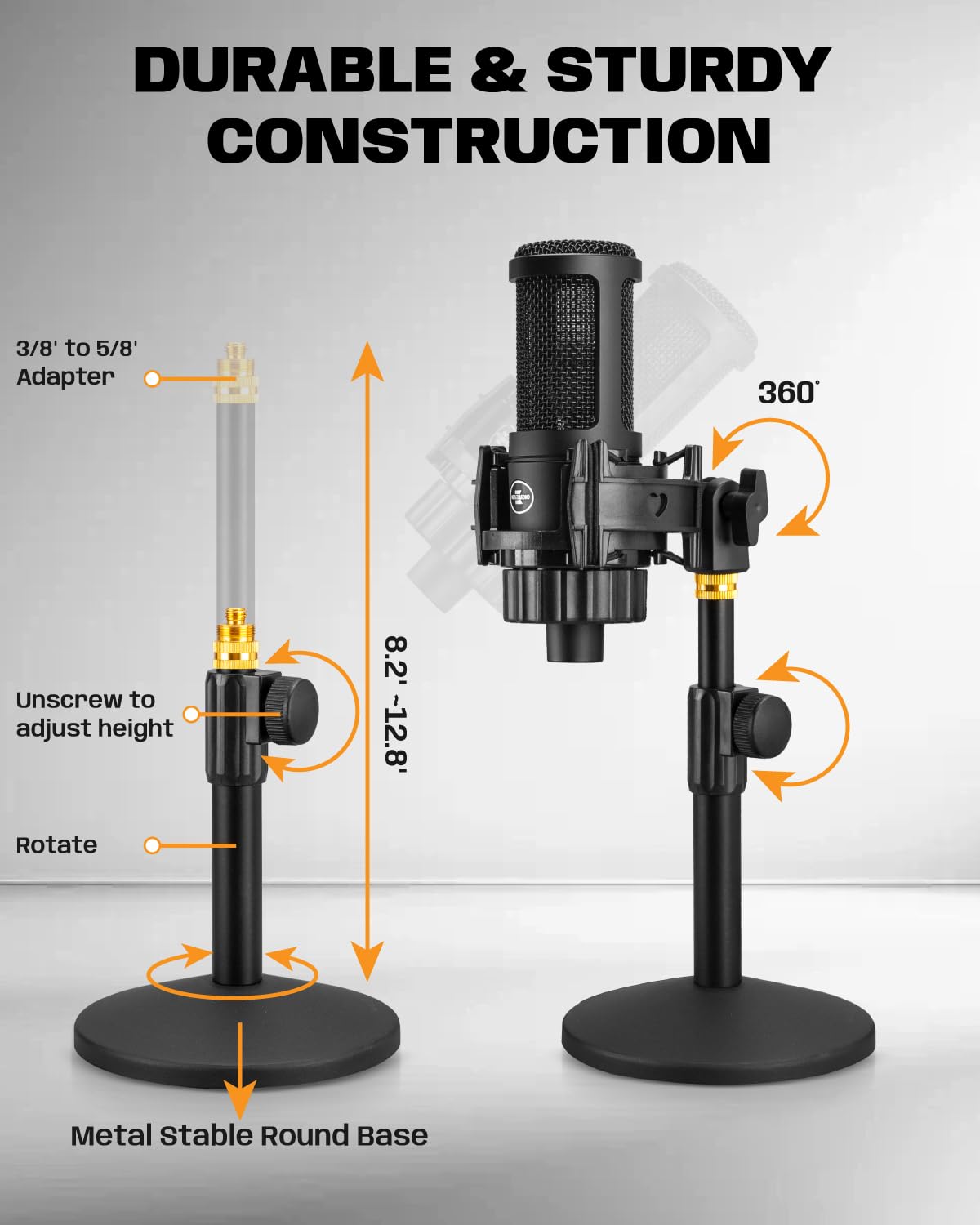 XLR Condenser Microphone with 26mm Large Diaphragm B114