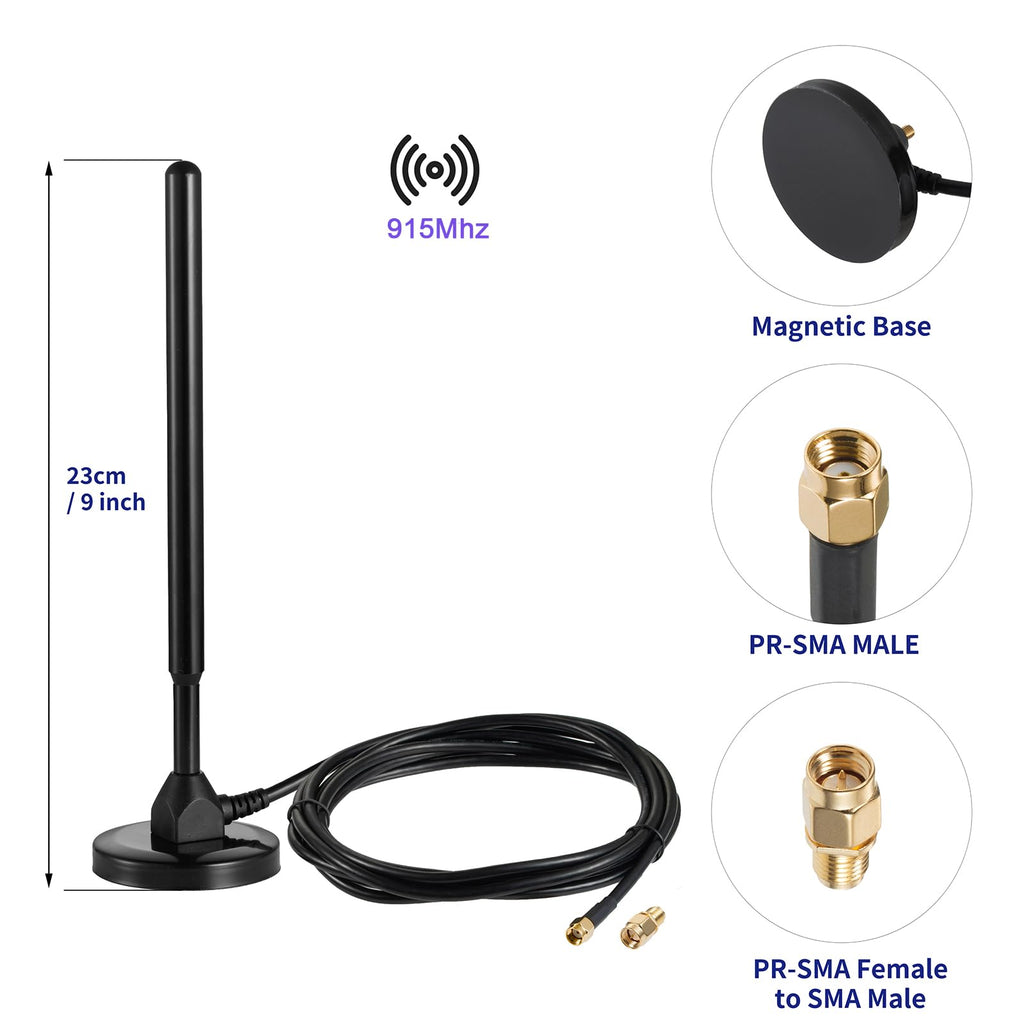 Waterproof 5.8dBi Pure Copper 915MHz LoRa Gateway Antenna with 3M Cable S257