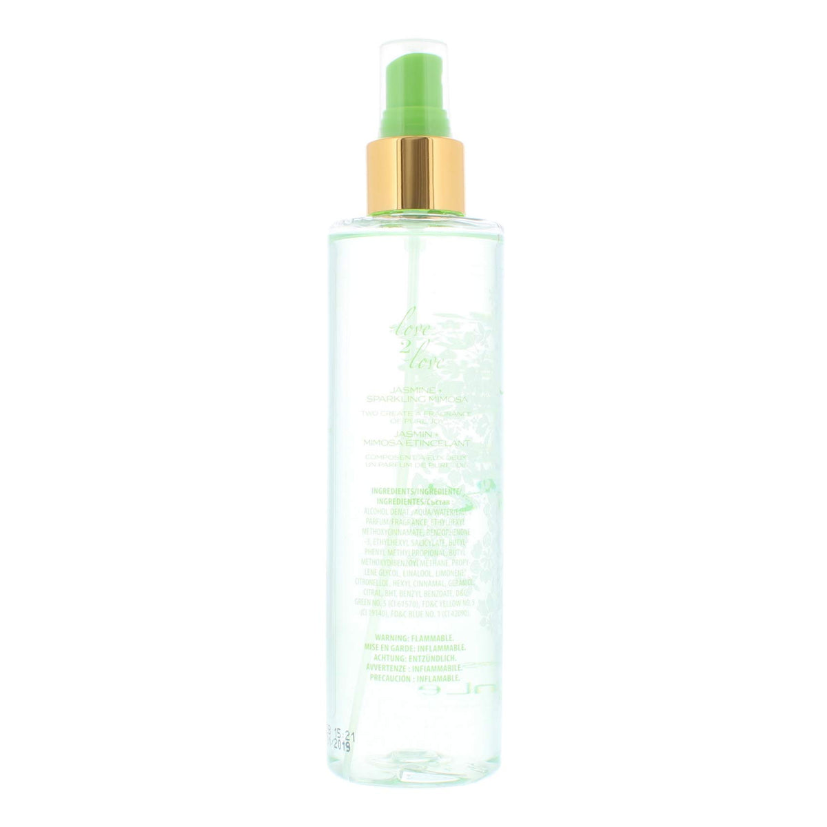 Jasmine Sparkling Mimosa Fragrance Mist Eau de Toilette Spray 8 Fluid Ounce W1720