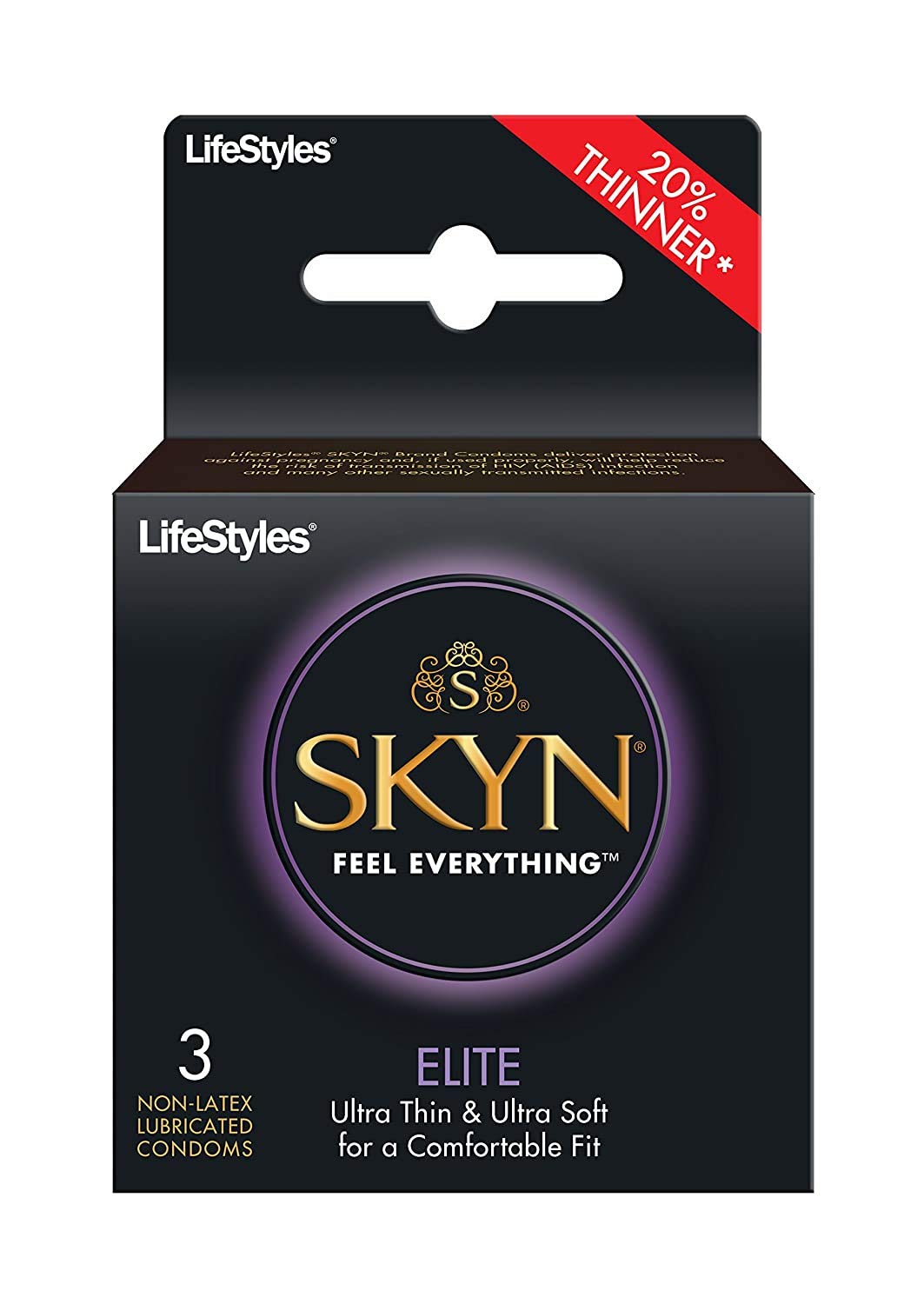Non-Latex Lubricated Condoms 3 Pack T4820