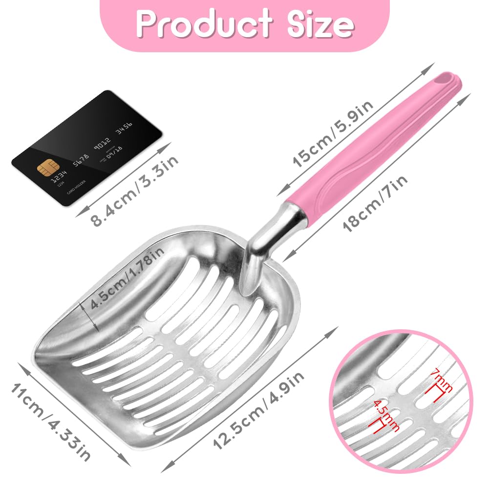 Metal Cat Litter Scoop with Deep Mesh N5633