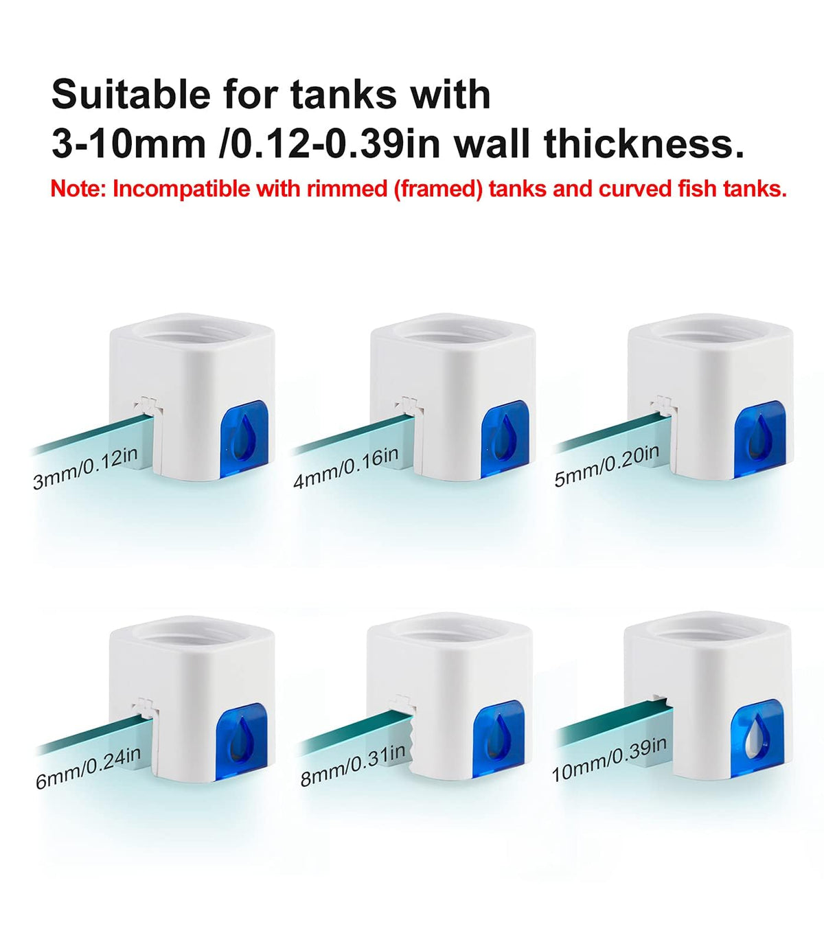 Aquarium Auto Top Off System Water Filler Compensator Blue P642