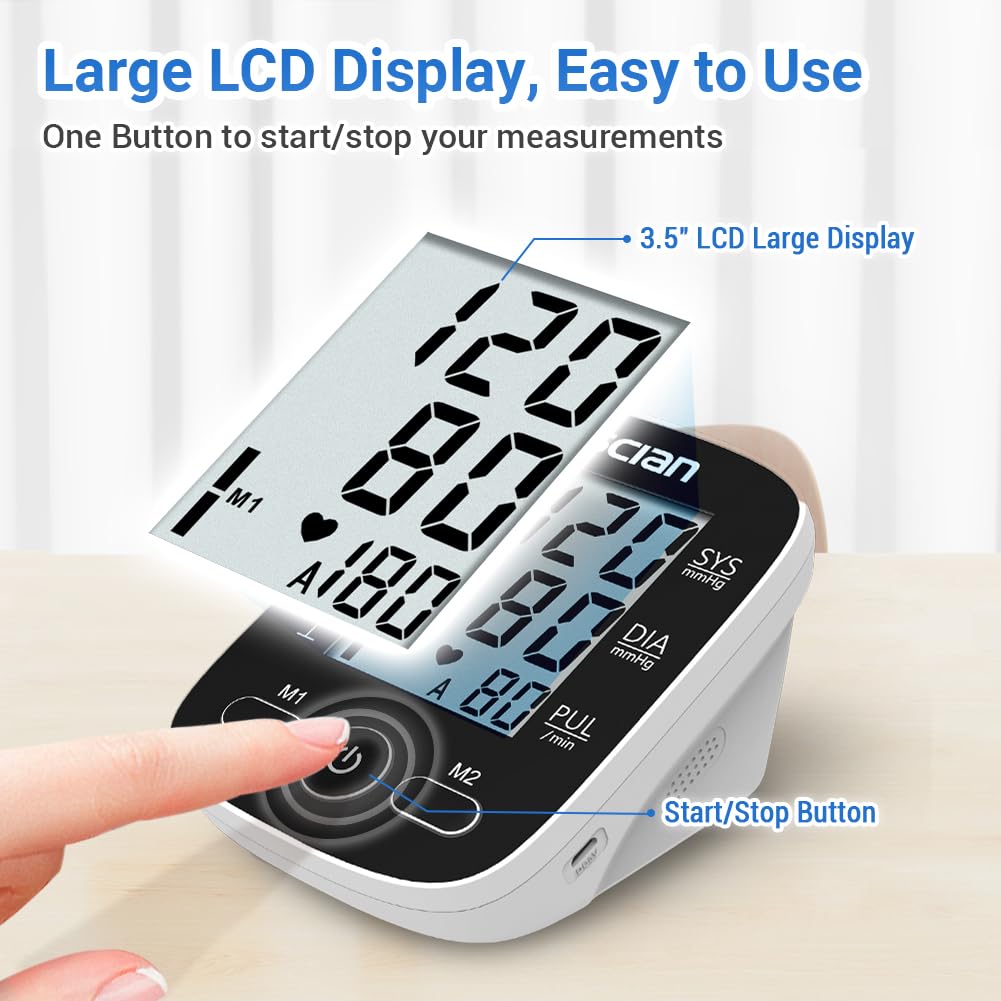 Automatic Upper Arm Blood Pressure Monitor with Large Cuff L828539