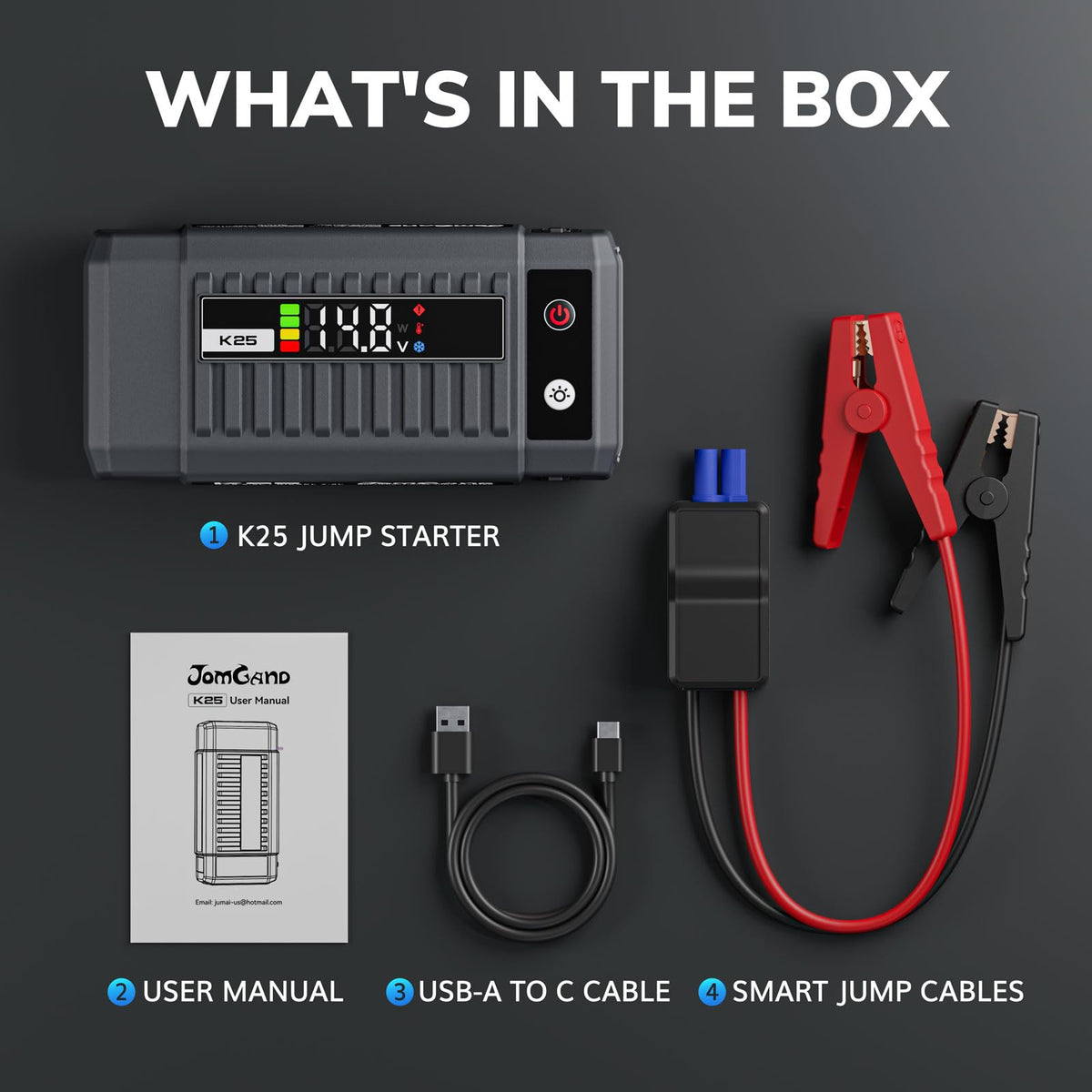 12V Portable Jump Starter G2492