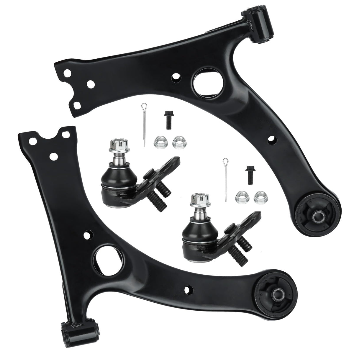 Front Lower Control Arms with Ball Joints 4 pcs Suspension Kit E237581