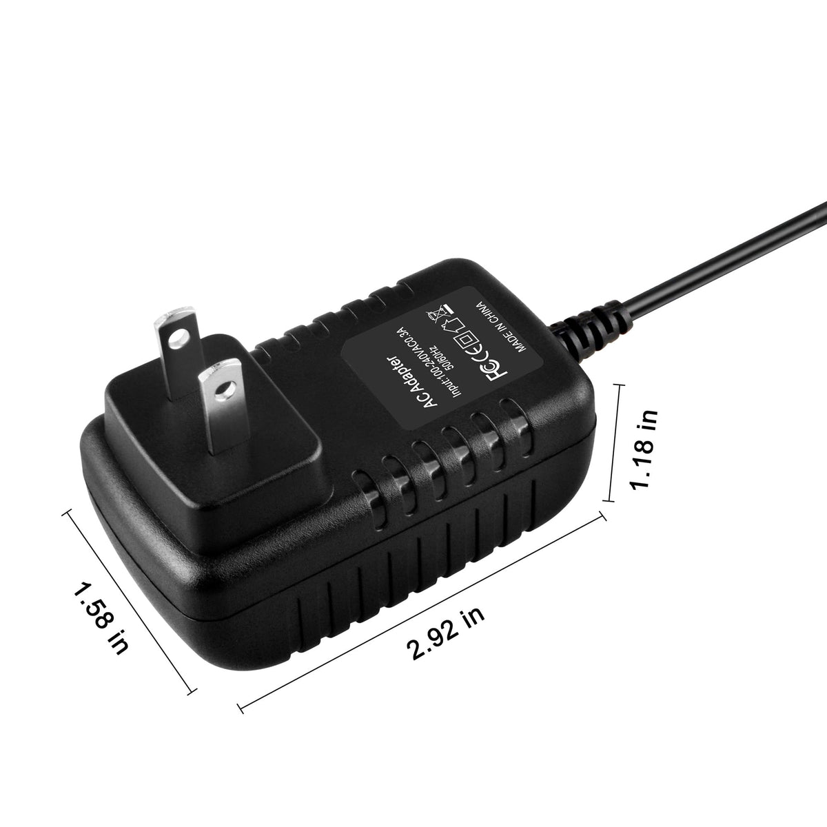 12V 1700 Peak Amp Jump Starter Battery Charger H9836