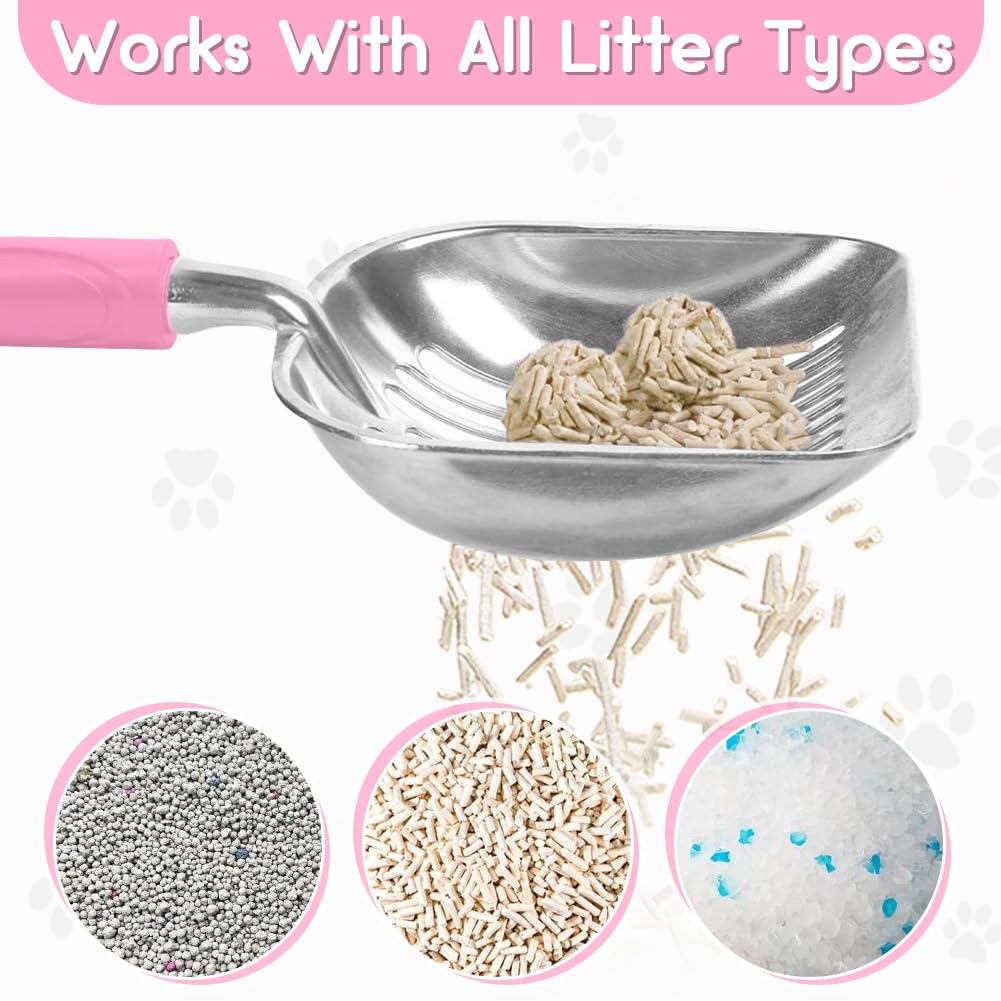 Metal Cat Litter Scoop with Deep Mesh N5633