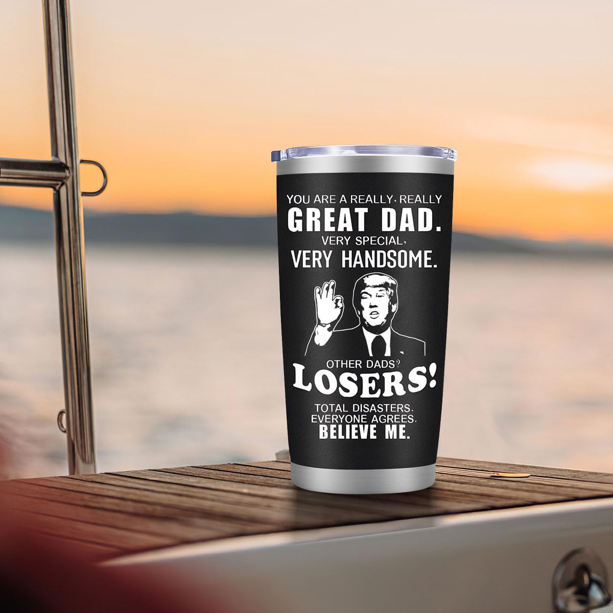 20 oz Black Tumbler Mug S4580