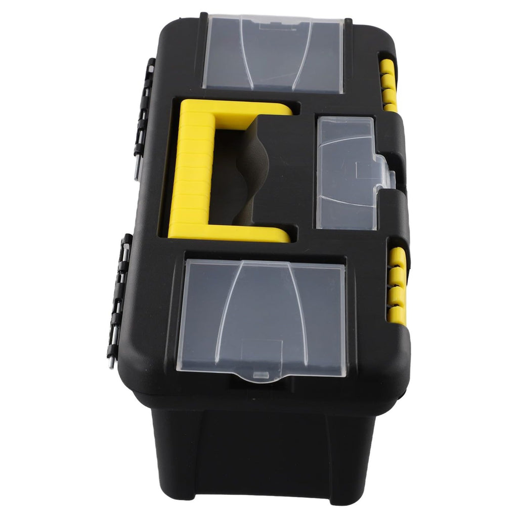 10-Inch Plastic Toolbox with Metal Hinges and 4 Latches H39306