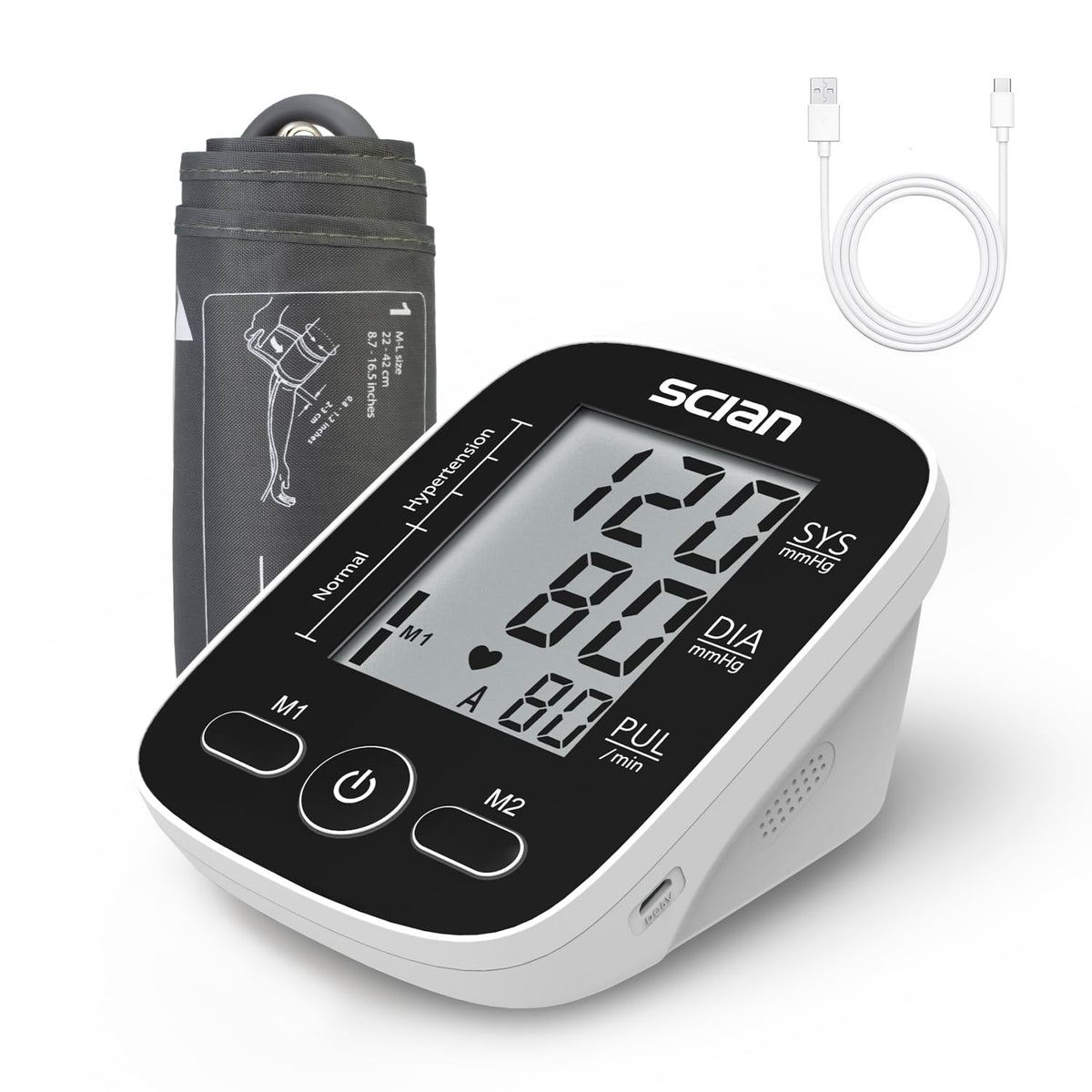 Automatic Upper Arm Blood Pressure Monitor with Large Cuff L828539