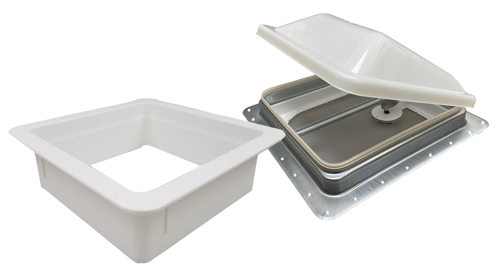 White RV Roof Vent Z545438