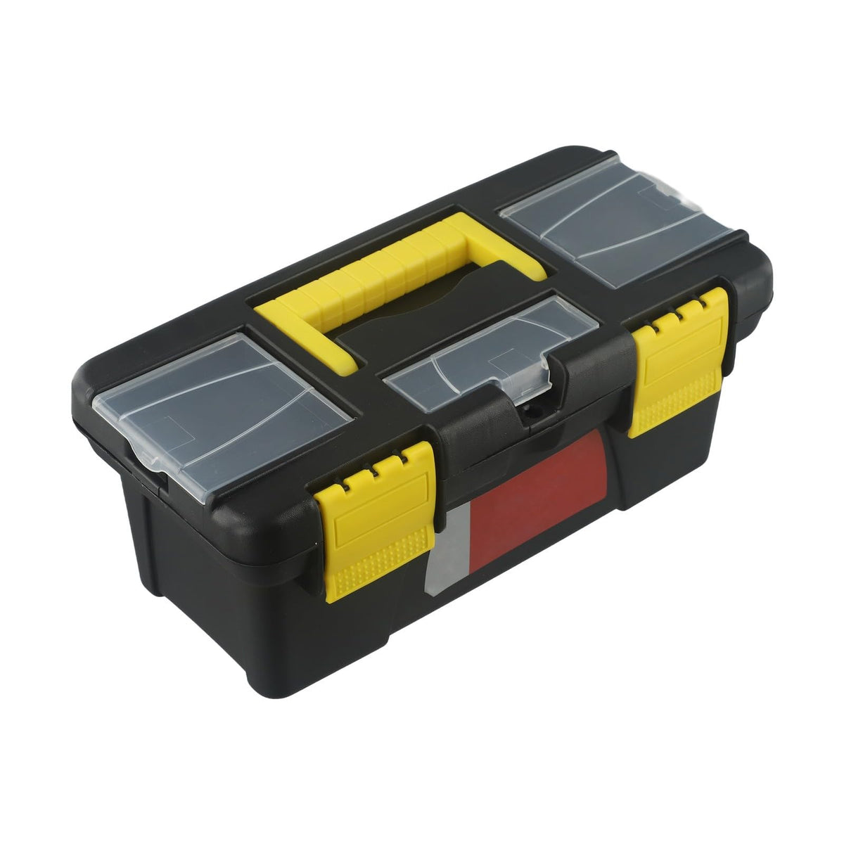 10-Inch Plastic Toolbox with Metal Hinges and 4 Latches H39306