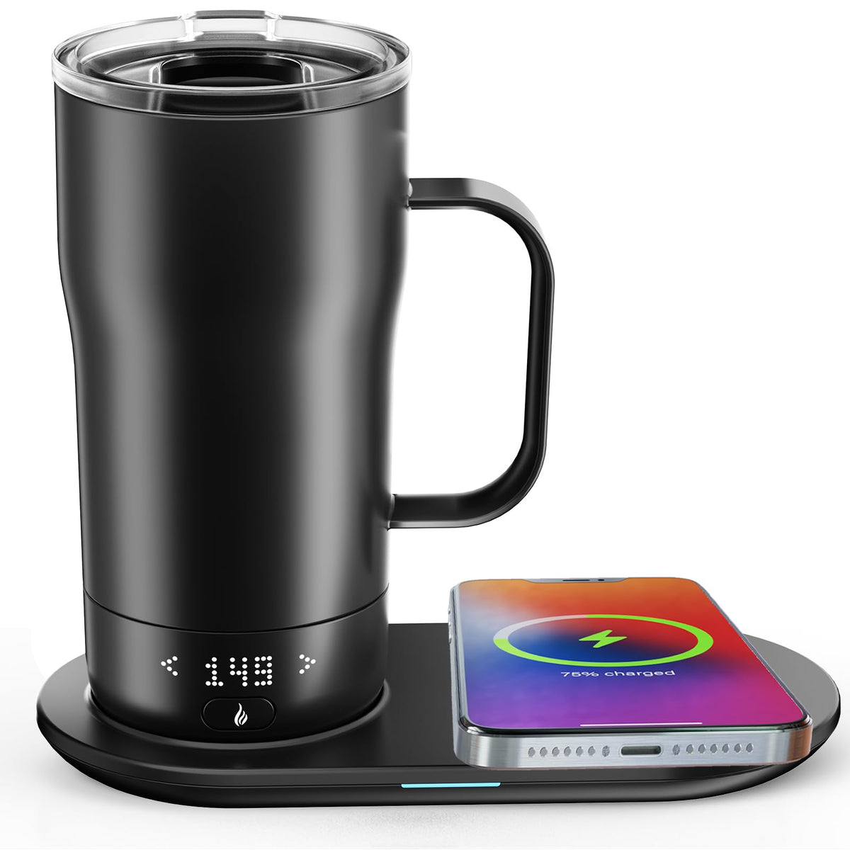 18 Oz Temperature Control App Controlled Self Heating Coffee Mug M15786