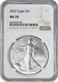 2022 American Silver Eagle Dollar MS70 S3972