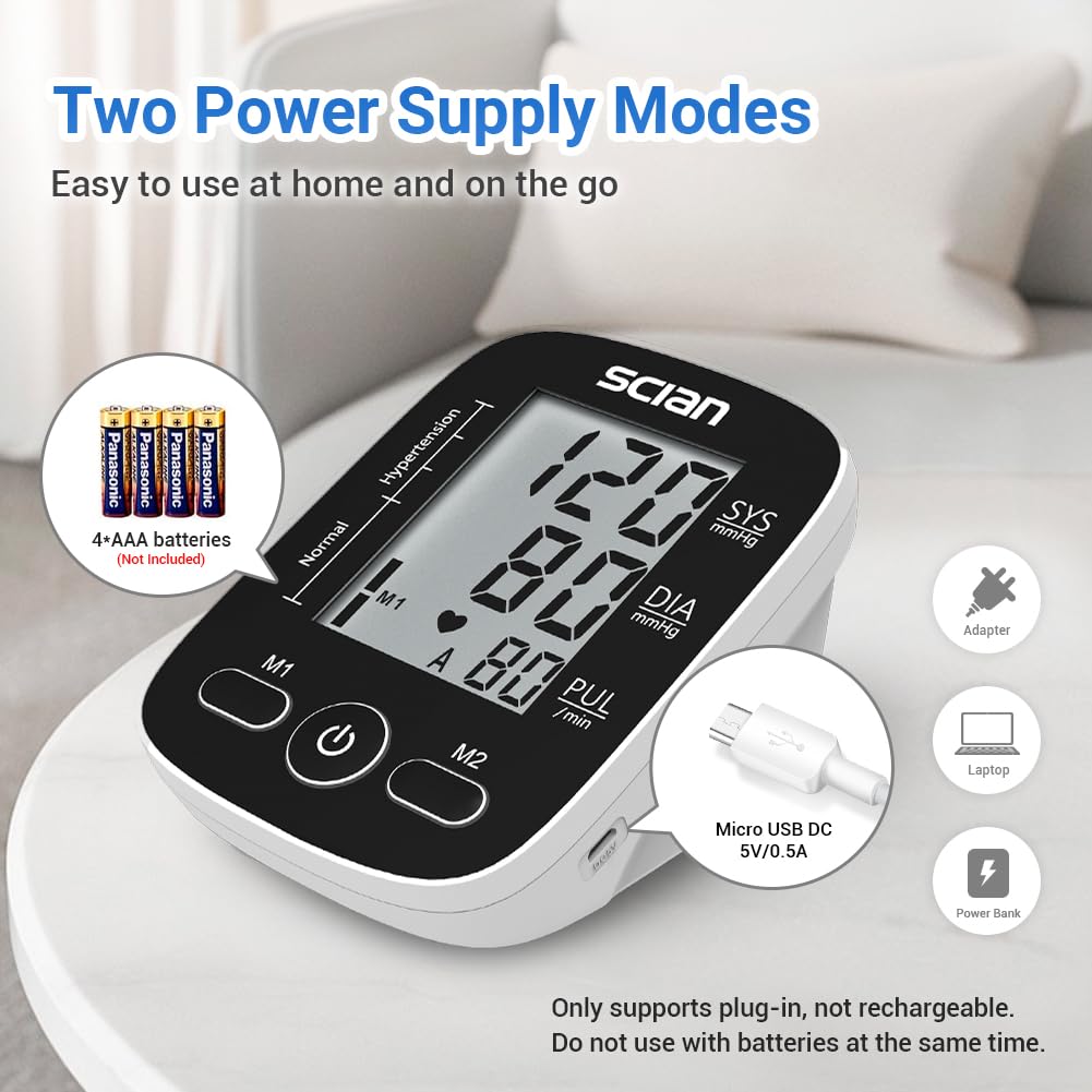 Automatic Upper Arm Blood Pressure Monitor with Large Cuff L828539