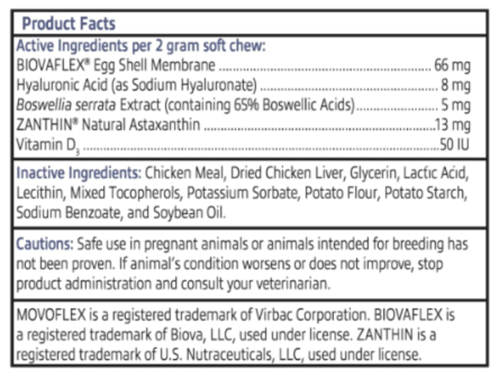 Joint Support Supplement for Dogs - 60 Soft Chews for Small Dogs P2781