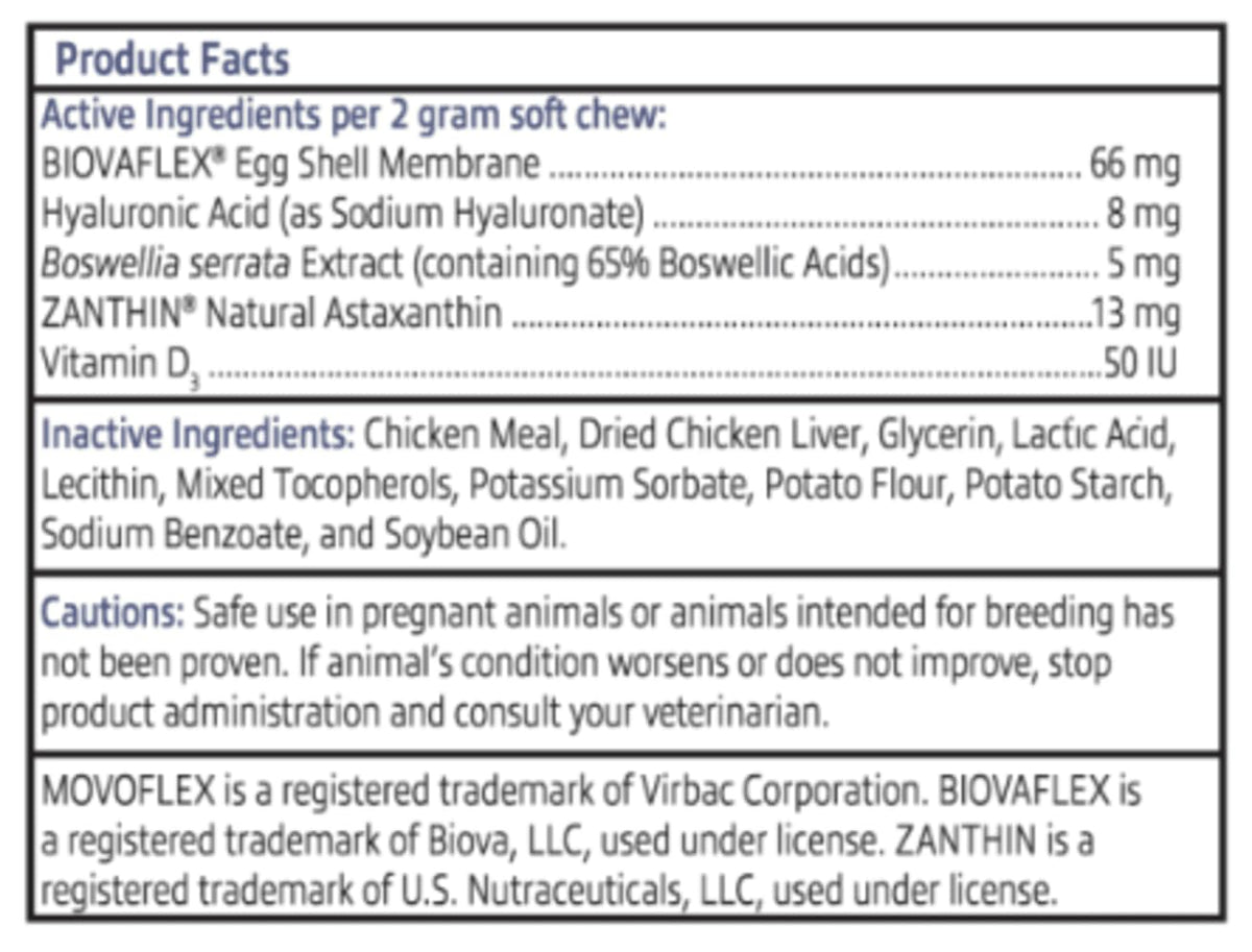Joint Support Supplement for Dogs - 60 Soft Chews for Small Dogs P2781
