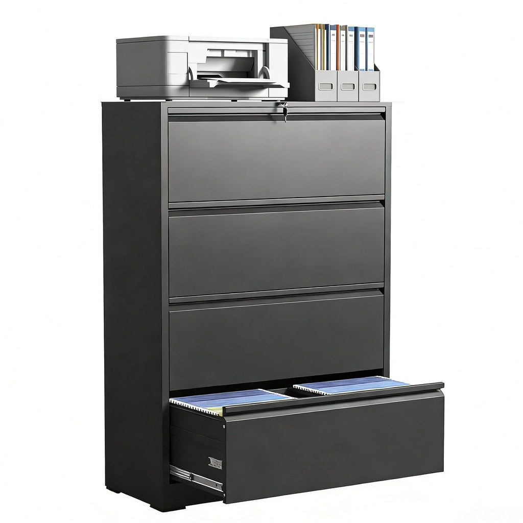 4 Drawer Steel File Cabinet with Lock A25157