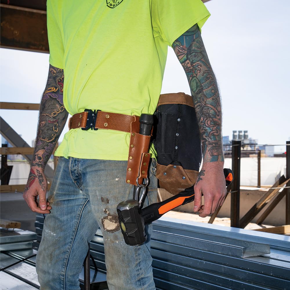 Leather Tool Belt with Quick-Release Buckle T861