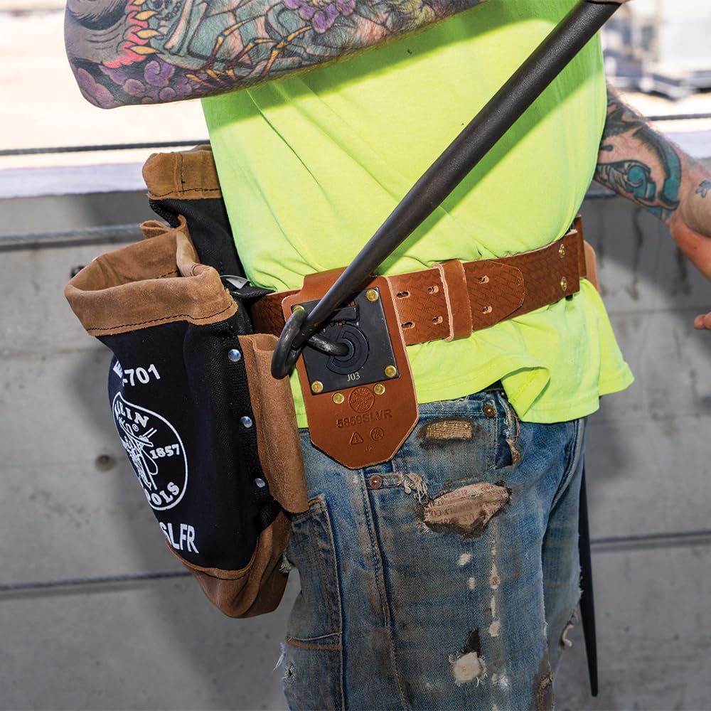 Leather Tool Belt with Quick-Release Buckle T861