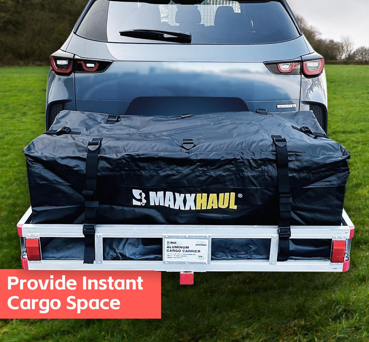 Aluminum Cargo Carrier 500 lb Capacity for 2" Hitches Z8109
