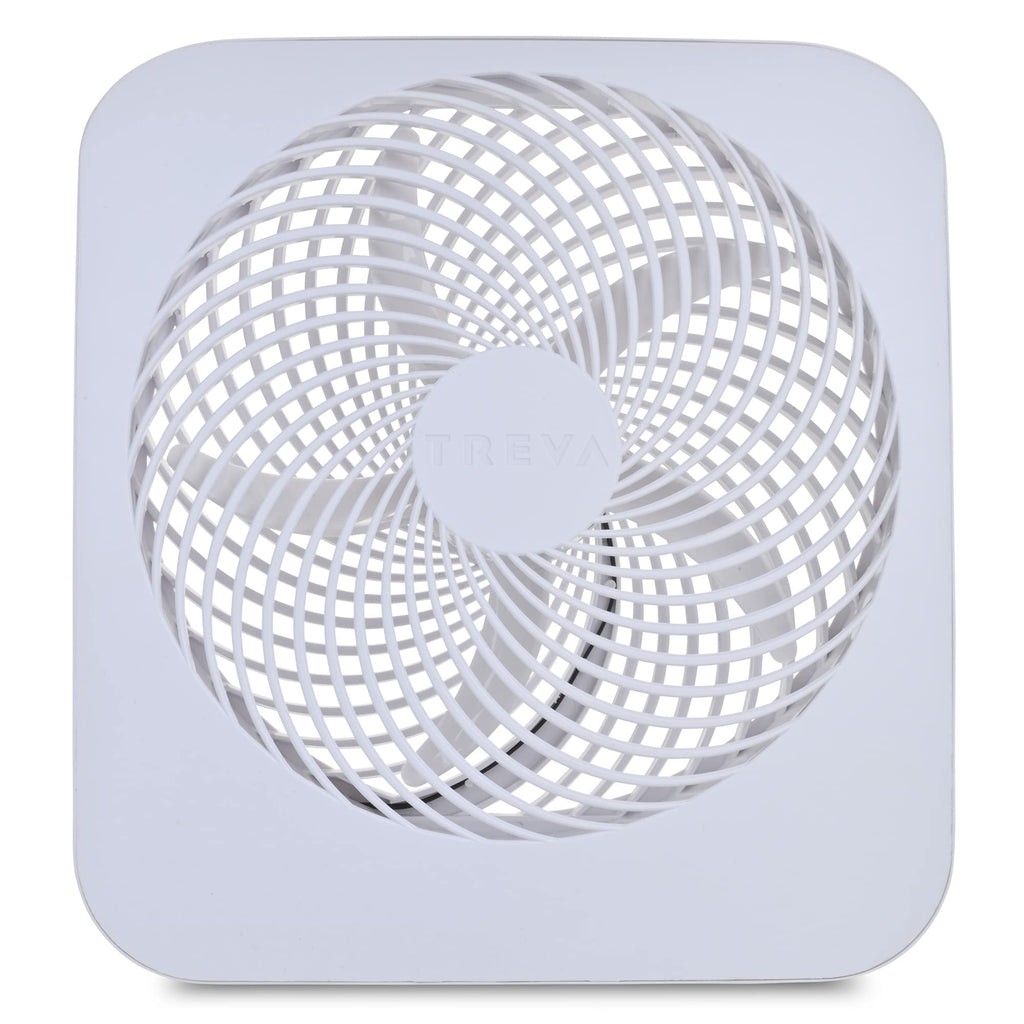 10 in Portable 2-Speed Desk Fan White I9121