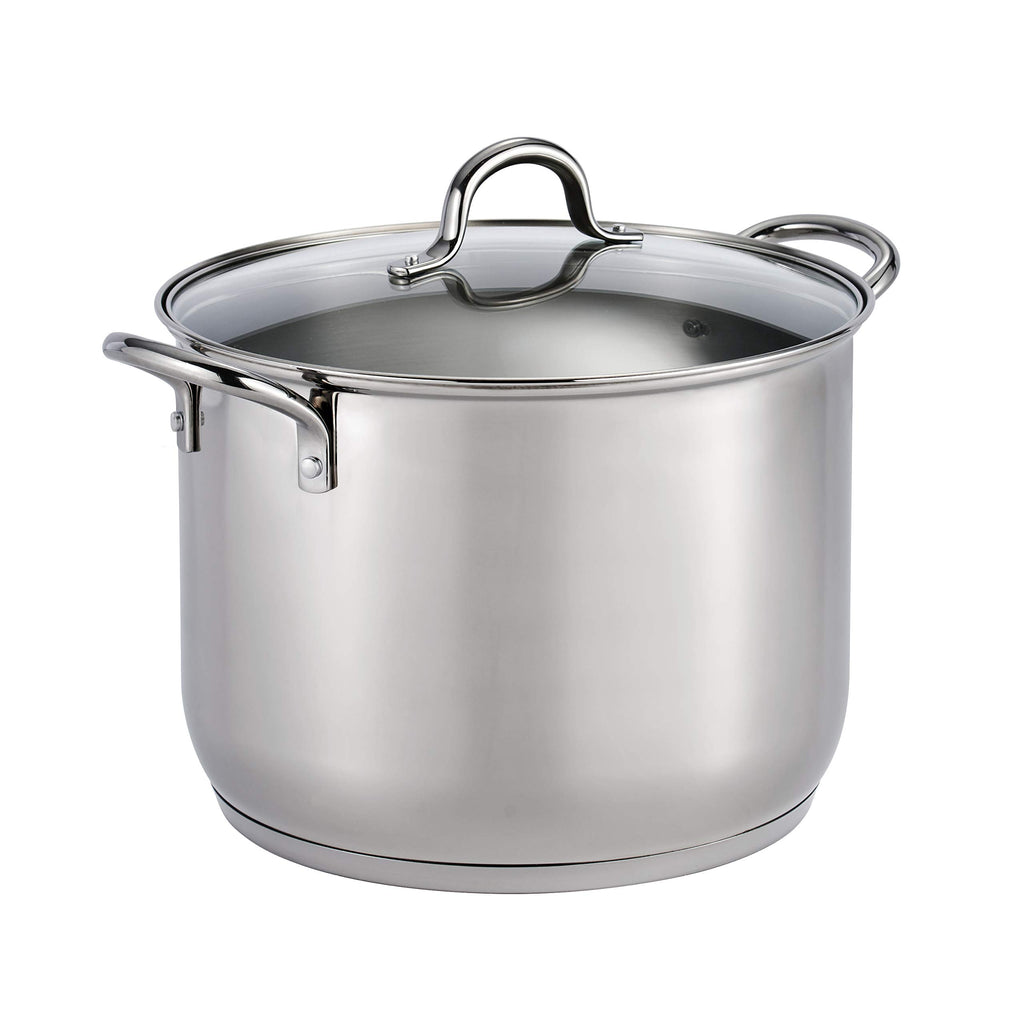 16-Quart Stainless Steel Stock Pot with Lid E9074