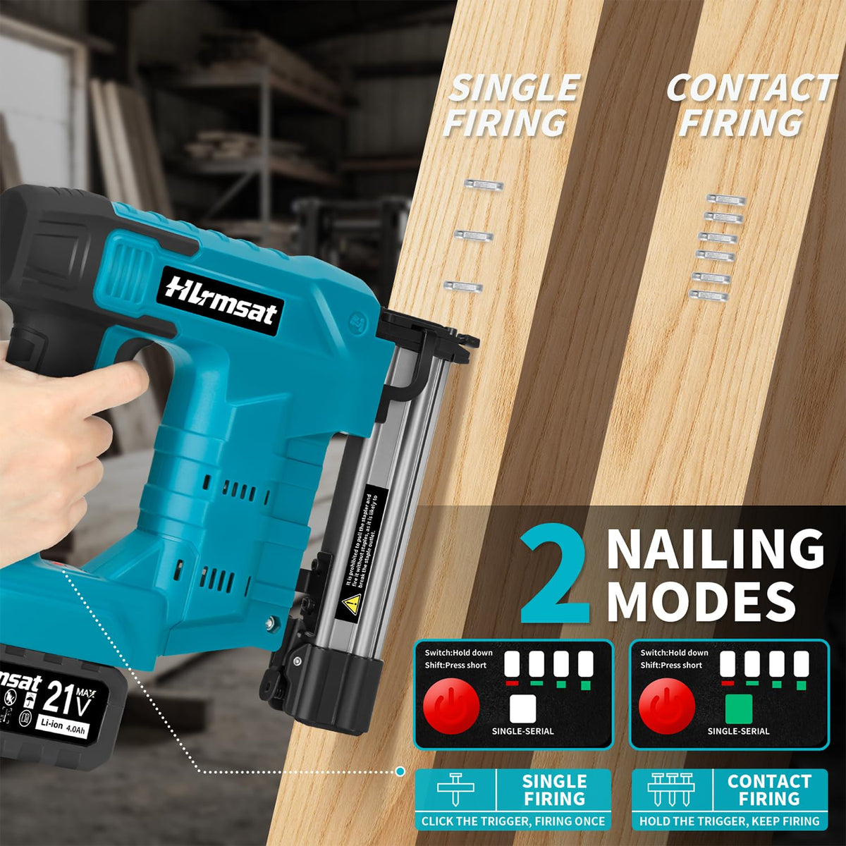 18 Gauge Cordless Brad Nailer U201