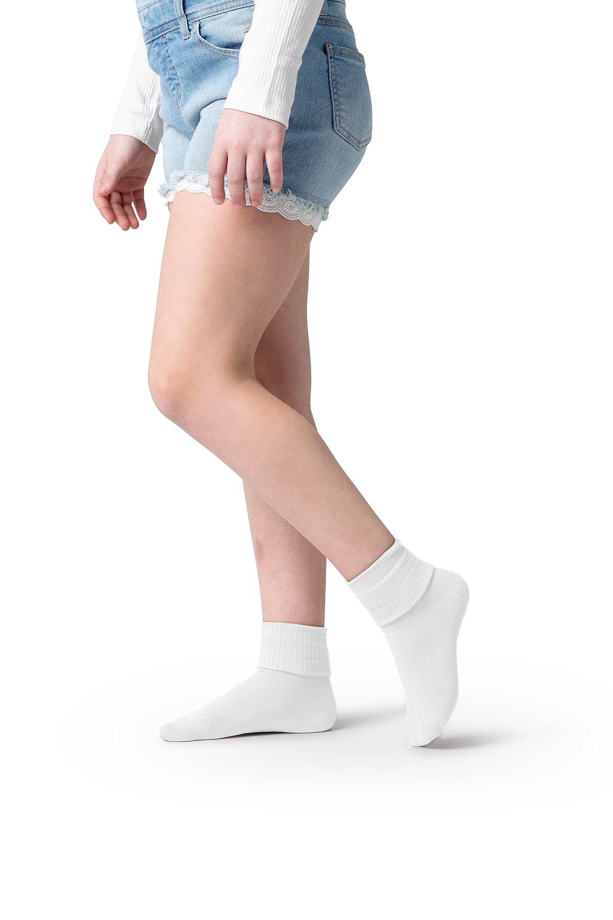 Kids Seamless Crew Socks B972