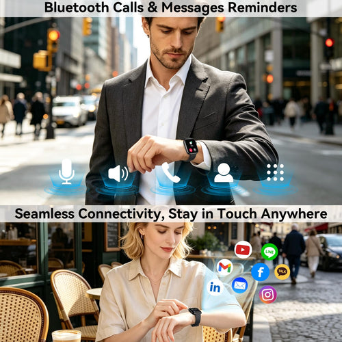 1.85" HD Touchscreen IP68 Waterproof Smart Watch W4507