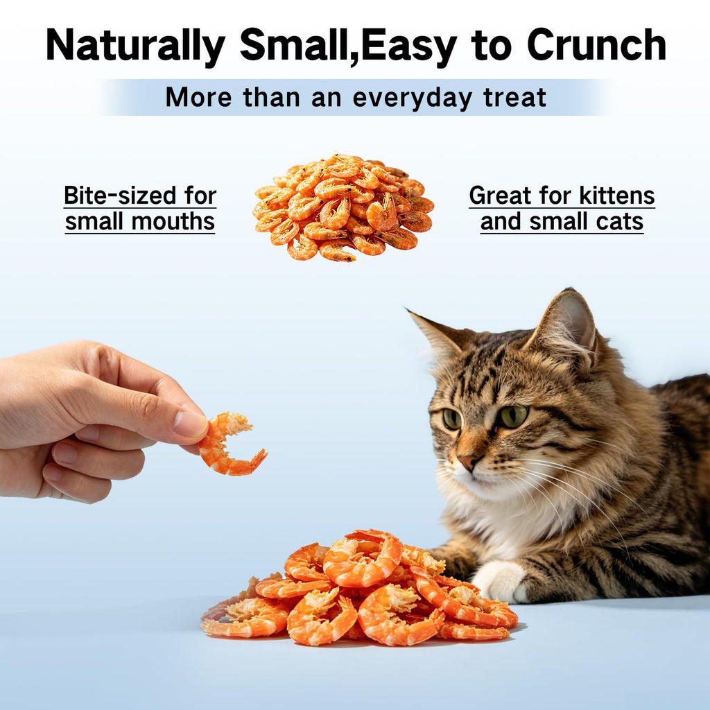 Freeze Dried Antarctic Krill Treats for Dogs & Cats, Omega-3, 4 oz D57587