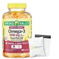 Omega-3 500 mg 180 Count Fish Oil Dietary Supplements Y2909