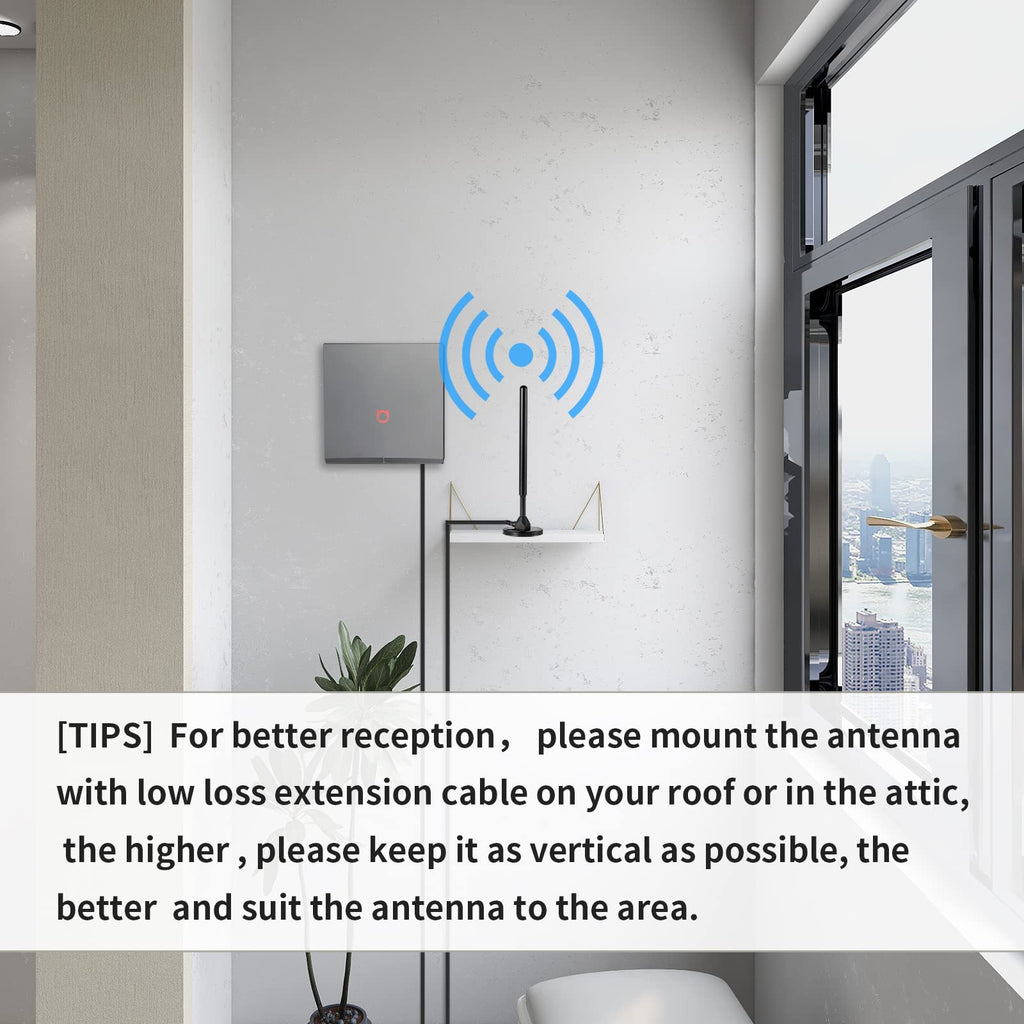 Waterproof 5.8dBi Pure Copper 915MHz LoRa Gateway Antenna with 3M Cable S257