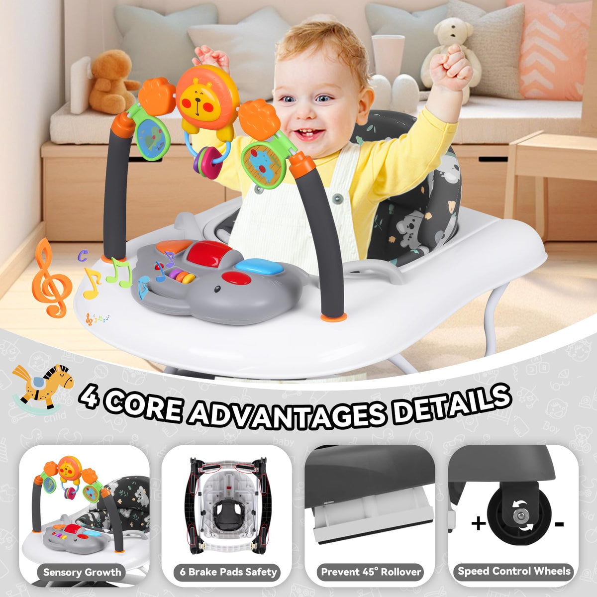 Foldable Baby Walker K3028