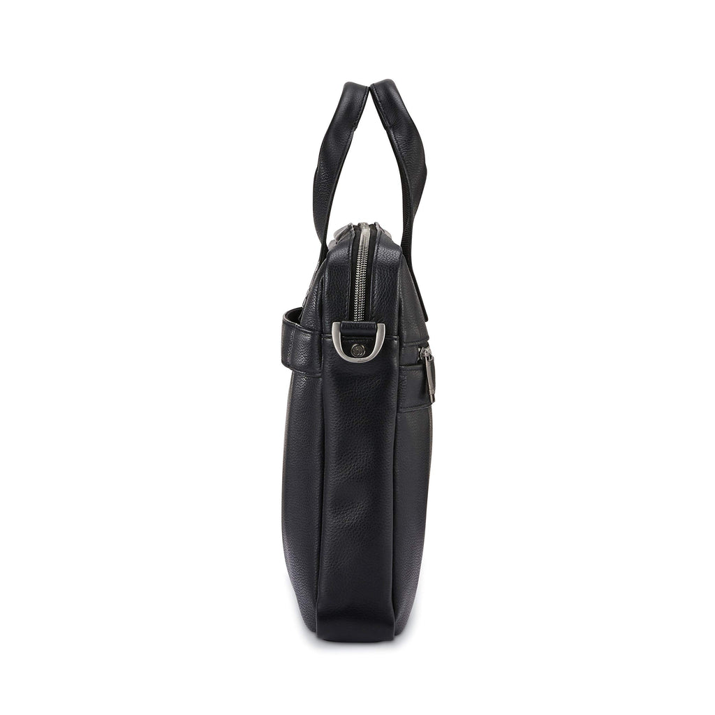 Black Leather Slim Brief E323590