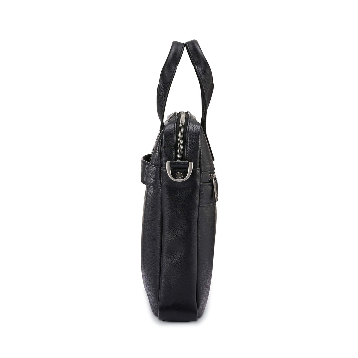 Black Leather Slim Brief E323590