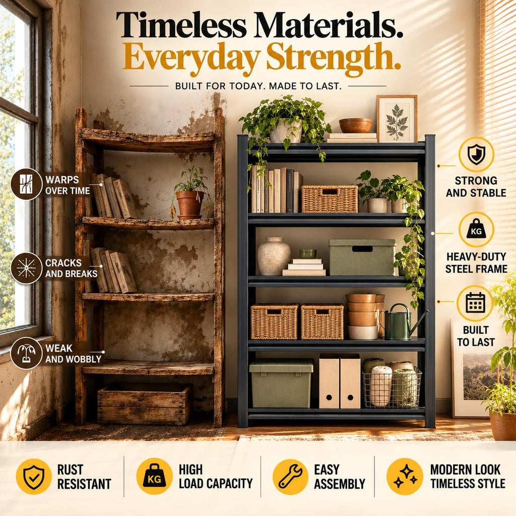 Metal Adjustable Heavy Duty Bookshelf J600