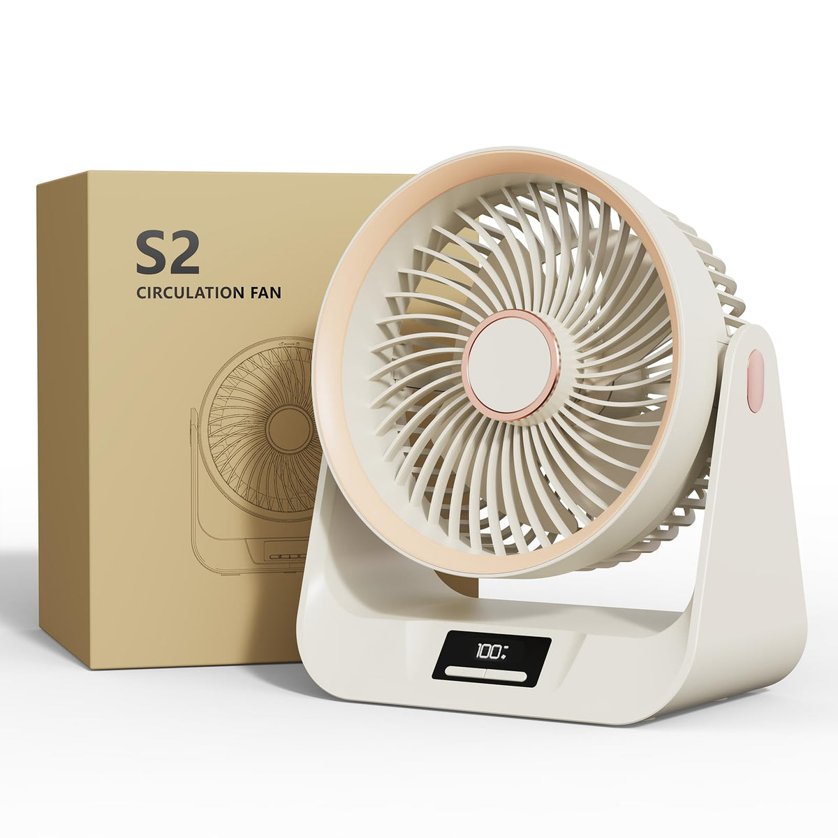 6.5 Inch 5-Speed Portable Desk Fan S17147