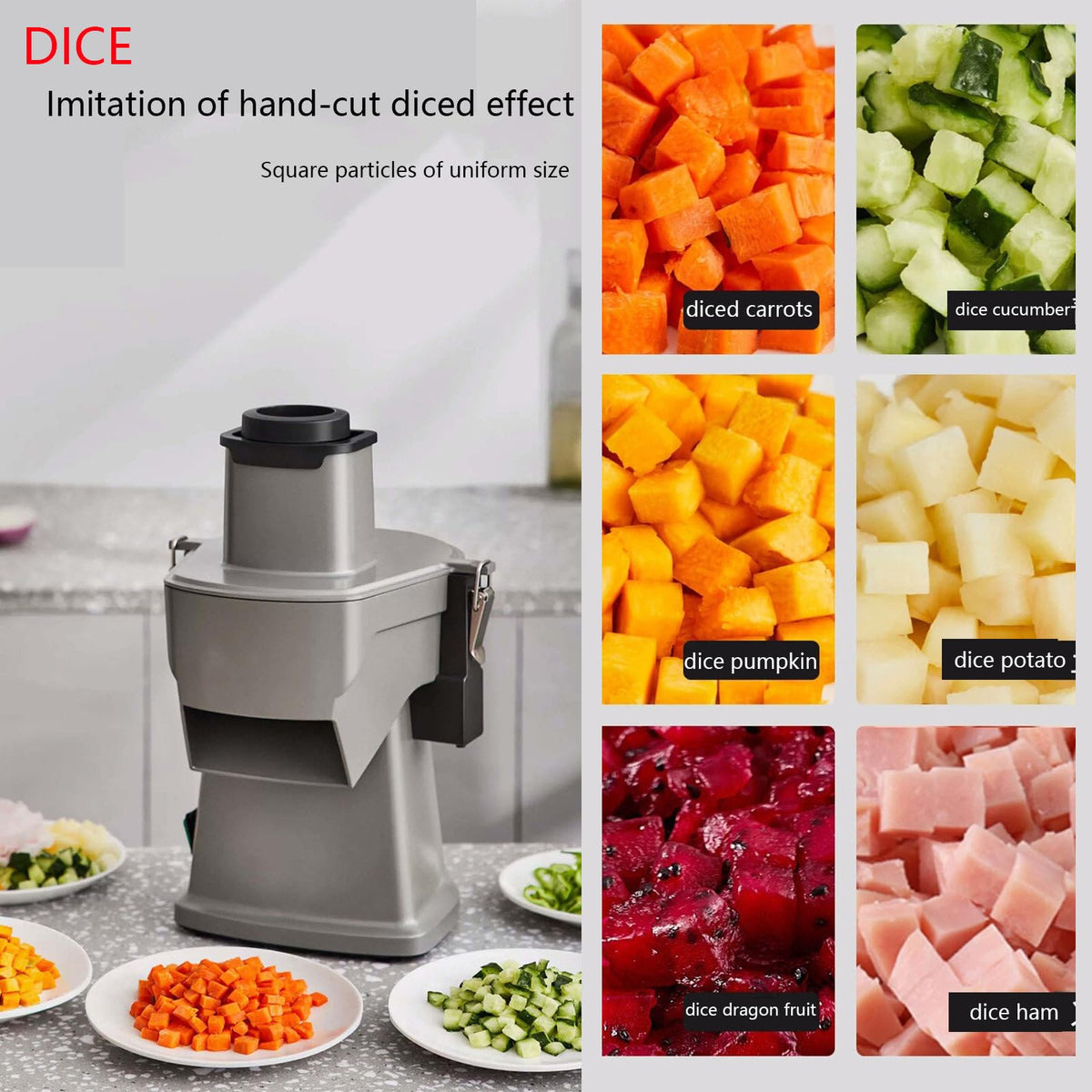 4 in 1 200W Electric Vegetable Slicer S797